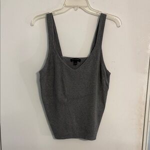 Banana Republic Charcoal Ribbed Tank Top